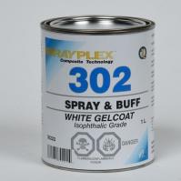 Spray & Buff White Gelcoat 1Lt