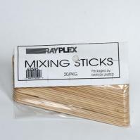 6 inch Mixing Sticks 20 Pack