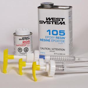 205A Fast Hardener/Resin QT + Pumps KIT