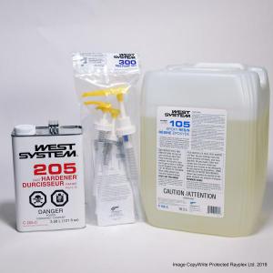 205C Fast Hardener/5-Gallon Resin + Pumps KIT